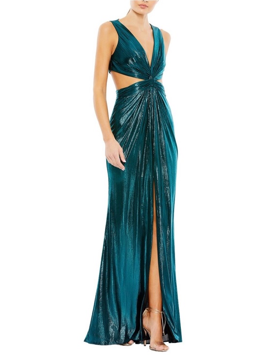 Mac Duggal Dresses & Skirts - Mac Duggal Shimmering Teal Evening Dress